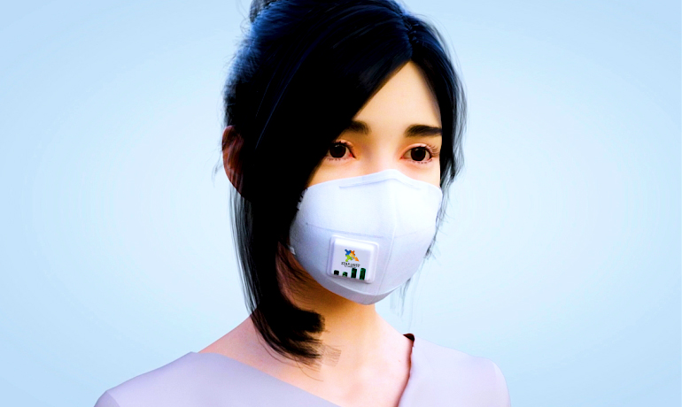 納米分子口罩微觀(guān)原理展示動(dòng)畫(huà)